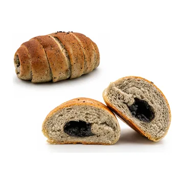 Black Sesame Sourdough Roll at hy Bakery