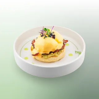 Avocado Benedict at hy Bakery