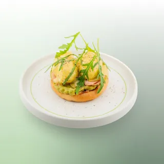 Truffle Benedict at hy Bakery