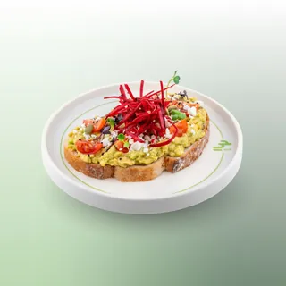 Avocado Toast with Feta at hy Bakery