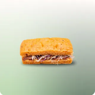 Oriental Beef Focaccia Sandwich at hy Bakery