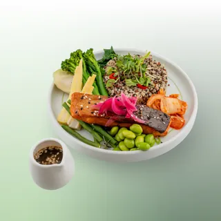 Salmon Protein Plate at hy Bakery