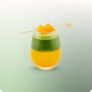 Mango Fizz Uji Matcha at hy Bakery